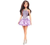 Mattel Fashionista Puppe im Paillettenkleid con Satinrock HYT92