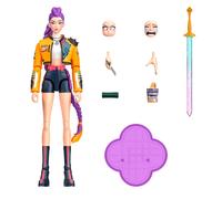 Mattel KPop Demon Hunters HUNTR/X Rumi How It's Done Action Figure da 15 cm | Con look "How It’s Done", spada, accessori cibo, volti e mani intercambiabili, 21 punti di articolazione, JRY30