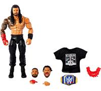 Mattel - Figure d'azione Roman Reigns, 15,2 cm, collezione con testa e mani intercambiabili, campionato universale, da 8 anni in su