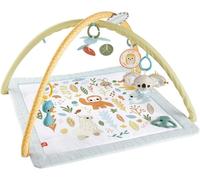 FISHER-PRICE - PALESTRINA MULTISENSORIALE PER NEONATI, TAPPETINO CON ARCO E 6 GIOCHI PORTATILI E SENSORIALI INCLUSI