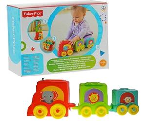 Mattel - Fisher-price stack and roll choo choo stacker