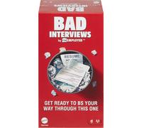 Mattel Games Bad Interviews by Funemployed Party Game for Adults and Game Night