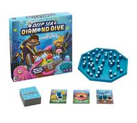 Mattel Games - Diamanti degli Abissi, gioco da tavolo per 2-4 giocatori, scegli le gemme con saggezza e completa le Carte del Tesoro, per serate in famiglia e tra amici, 6+ anni, JMJ62