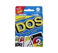 Mattel Games Dos Seconda Edizione Gioco di Carte, dai 7 anni, 2-6 Giocatori | Include regole speciali e carta Jolly DOS, per bambini, adolescenti e serate in famiglia, accessibile ai daltonici, HNN01