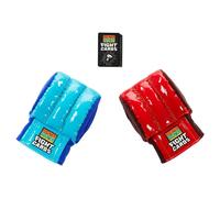 Mattel WWE - Rock 'Em Sock 'Em Robots Fight Cards, gioco di squadra per serate di festa e con amici, due guanti da pugilato inclusi, giocattolo per bambini, 8+ anni, HTW64