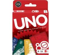 Mattel 80th Anniversary Uno Carte Gioco Ruby Red Mattel