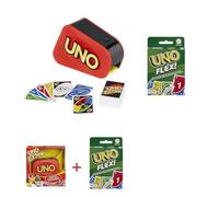 Mattel Games - Kit Regalo - UNO Extreme (GXY75) + UNO Flex (HMY99). Lo spara-car