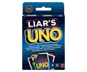 Mattel Games - Liar’s UNO - Nuova Versione del Gioco UNO con Bluff, Trucchi e Sfide tra Giocatori