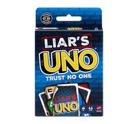 Mattel Games - Liar's UNO, nuova versione con bluff e trucchetti dell'iconico gioco, inganna gli altri giocatori e fai dubitare i tuo avversari per vincere, 7+ anni, JLH43