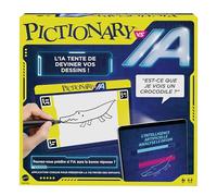 Mattel Games Pictionary VS AI Gioco Famiglia Pictionary Vs Intelligenza Artificiale - edizione Francese- 2 a 4 Giocatori HYH76