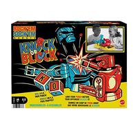 Mattel Games - Rock 'Em Sock 'Em Robots Colpisci e Blocca, Gioco da Pugilato ad Azionamento Manuale con Scontro sul Ring tra i Personaggi Red Rocker e Blue Bomber, Giocattolo per Bambini 6+ Anni