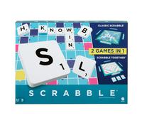 Mattel Games Scrabble 2 in uno, versione inglese HWD43