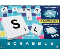 Mattel Games Scrabble 2 in uno, versione inglese HWD43