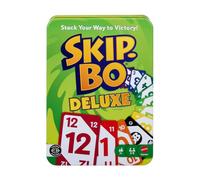 Mattel Games Skip-Bo Deluxe Gioco di carte in latta, 7+, 2-6 giocatori