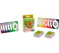 Mattel Games - Skip-Bo, gioco di carte in sequenza da 2 a 6 giocatori, esaurisci le carte abbinandole e vinci, mazzo adatto anche ai daltonici, 7+ anni, JMM20
