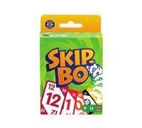 Mattel Games Skip-Bo Gioco di Carte, 7+ anni, 2-6 Giocatori | Classico gioco di carte in sequenza per bambini e famiglie, mazzo accessibile alle persone daltoniche, 7+ anni, JMM20