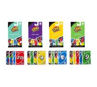 Mattel games - uno add-on packs singolo assortito, 16 carte speciali da utilizzare con il gioco uno, a tema cambia giro, impila, scambia o velocità