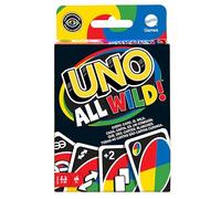 Mattel Games UNO All Wild Gioco di Carte per Famiglie e Bambini 7+ Anni Multicolor
