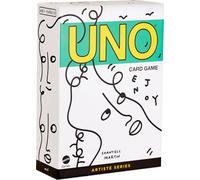 Mattel Games UNO Artiste Shantell Martin - Gioco di carte per bambini, adulti e famiglie notturne, mazzo da collezione con grafica e arte di Shantell Martin