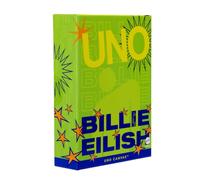 Mattel Games - UNO Canvas Billie Eilish, edizione speciale dell'iconico gioco in collaborazione con l'artista Billie Eilish, grafica e carte scelte personalmente da Billie, JFP02