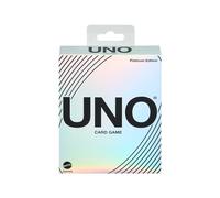 Mattel Games UNO Platinum Edition, versione platino del gioco di carte più iconico, per serate in famiglia e tra amici, carte collezionabili premium, giocattolo per bambini, 7+ anni, HPY61