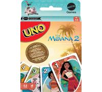 Mattel Games UNO Disney Moana 2 Card Game for Kids, Adults & Family with Deck &