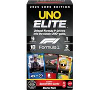 Mattel Games UNO Elite Formula 1 Starter Pack 2025, 7+ anni, 2-5 giocatori