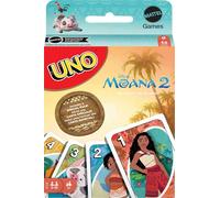 Mattel Games UNO - Gioco di carte Disney Moana 2, per bambini, adulti e famiglia, con mazzo e regole speciali, ispirato al film