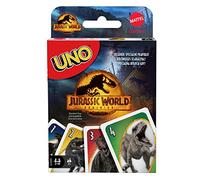 Mattel Games - UNO Jurassic World Dominion, Gioco di Carte per Bambini 7+ Anni, GXD72