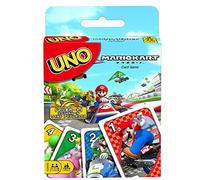 Mattel Games UNO Mario Kart Card Game Party Game per 2-10 giocatori GWM70