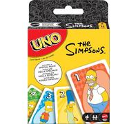Mattel Games Uno The Simpsons - Gioco di carte per bambini, adulti e famiglie, feste, viaggi e campeggio, giocattolo da collezione ispirato alla serie