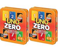Mattel Games UNO Zero Gioco di Carte, 7+ anni, 2-8 giocatori (Confezione da 2)