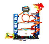 Mattel Garage Playset Ultimate Mega con 2 auto 1:64 HOT WHEELS HKX48