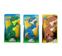 Imaginext, jurassic world xl, assortimento dinosauri extra-large, per bambini e bambine in età prescolare, da 3 a 8 anni