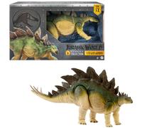 Mattel Jurassic World Hammond Collection Stegosauro, action figure del film Il mondo perduto - Jurassic Park, grande dinosauro carnivoro giocattolo con coda snodata e collegata, JCH08