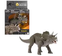 Mattel Jurassic World Hammond Collection - Triceratopo Giovane, dinosauro artico