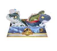 Mattel HHB30 Jurassic World Peluche Dinosauri Assortiti con Suono