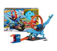 Mattel HKX42 Hot Wheels City Pista Mega Dinosauro T-Rex Sfrecciarex