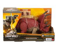 Mattel Jurassic World Dinosauro giocattolo Diabloceratops ruggisce selvaggio
