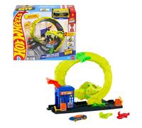 Hot Wheels - Attacco del Serpente, Set con Stazione di Servizio e Pista Spirale, 2 modalità di Gioco e Veicolo in Scala 1:64 Incluso, Giocattolo per Bambini, 4+ Anni, JBM63