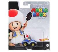 Mattel Hot Wheels Die-Cast Mario Kart Toad Kart Standard Kart