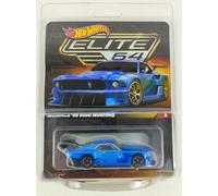 Mattel Hot Wheels HGW13 Elite 64 Serie Modified 69 Ford MUSTANG Coupè Blu Nuovo
