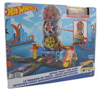 Mattel Hot Wheels HPD02 City Super Pneumatici Negozio Set Giochi Track Nuovo Ovp