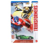 Mattel Hot Wheels Intrattenimento Transformers Corvette C7.R Auto Toy Kids Età 3