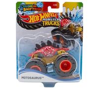 Mattel Hot Wheels JCH01 - Cambia colore Monster Trucks 1:64 Motosaurus