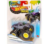 Mattel Hot Wheels JDV84 Monster Trucks, cambio colore, scala 1:64