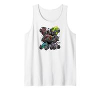 Mattel - Hot Wheels Monster Trucks - Griglie Canotta