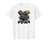 Mattel - Hot Wheels Monster Trucks - Griglie Maglietta