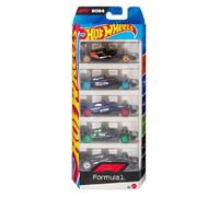 Mattel Hot Wheels Race Team 5 Veicoli Formula 1