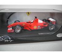 MATTEL HOT WHEELS RACING SCALA 1/18 FERRARI F1 2001 MICHAEL SCHUMACHER ITEM 50202